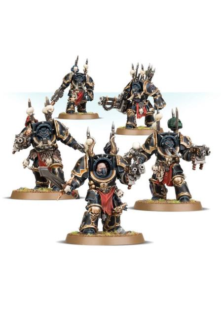 W40k: Chaos Space Marines Chaos Terminator Squad W40k: Chaos Space Marines Chaos Terminator Squad