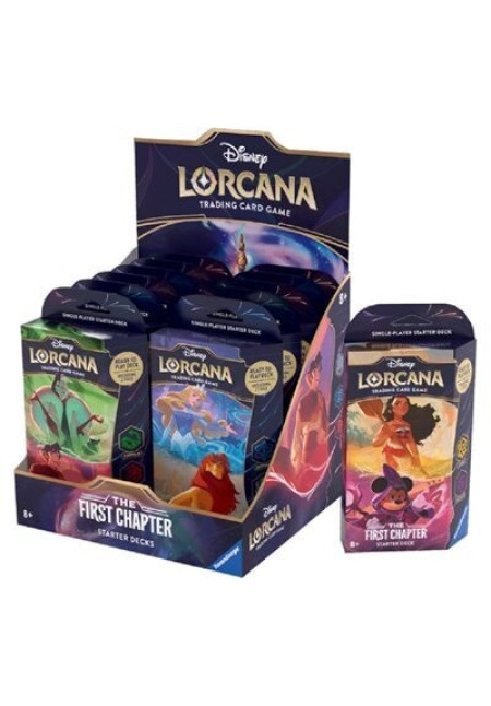 Mazos de inicio The First Chapter - Inglés - Disney Lorcana TCG Mazos de inicio The First Chapter - Inglés - Disney Lorcana TCG