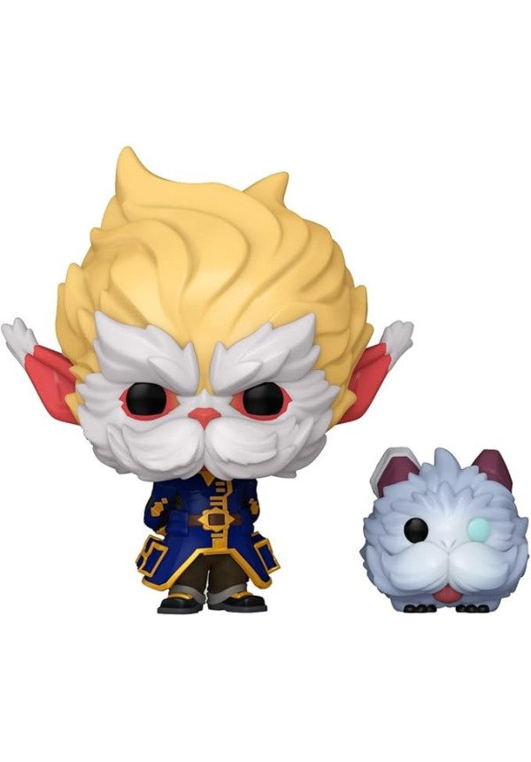 Funko POP! Figura de Heimerdinger Arcano con Poro League of Legends 9 cm
