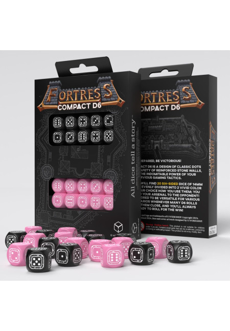 QW DADOS COMPACT D6 BLUE PINK