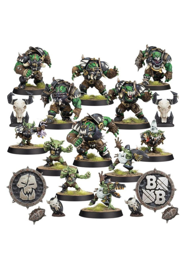 Equipo Black Orc de Blodd Bowl: Los Thunder Valley Greenskins