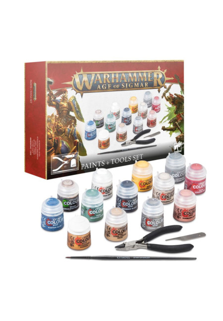 Warhammer Age of Sigmar: Pinturas + set de herramientas