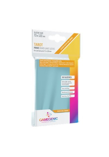 PRIME TAROT-SIZED SLEEVES 73X122MM (50) PRIME TAROT-SIZED SLEEVES 73X122MM (50)