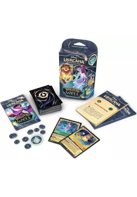 Disney Lorcana JCC: Susurros en el pozo - Ámbar y Esmeralda - Mazos de Inicio Disney Lorcana JCC: Susurros en el pozo - Ámbar y Esmeralda - Mazos de Inicio