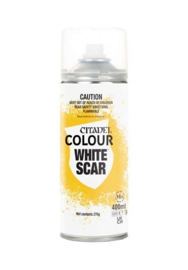  Citadel Paint: White Scar Spray (400ml)