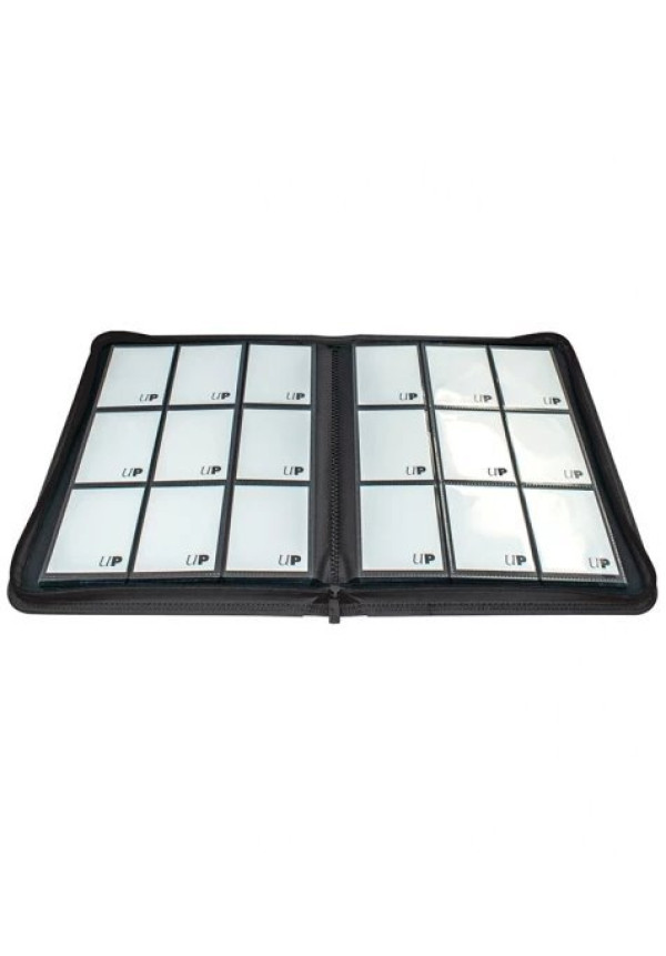 Carpeta con cremallera 9 bolsillos PRO-Binder Zippered Negro Ultra Pro