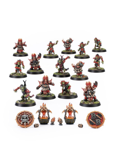 Equipo Chaos Dwarf de Blood Bowl Team: Zharr-Naggrund Ziggurats Equipo Chaos Dwarf de Blood Bowl Team: Zharr-Naggrund Ziggurats