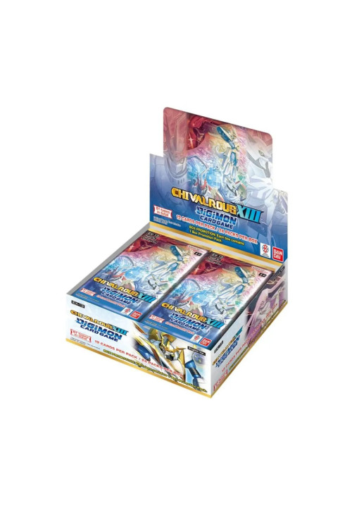 CAJA DE SOBRES DIGIMON CARD GAME EX-13 CHIVALROUS XIII (24) INGLÉS